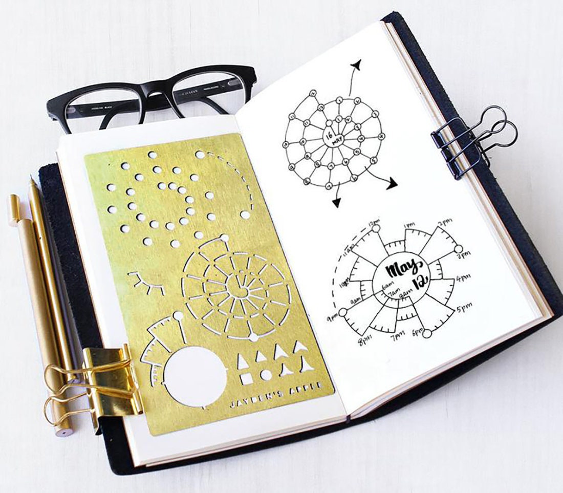 Bullet Journaling Stencil Roundup