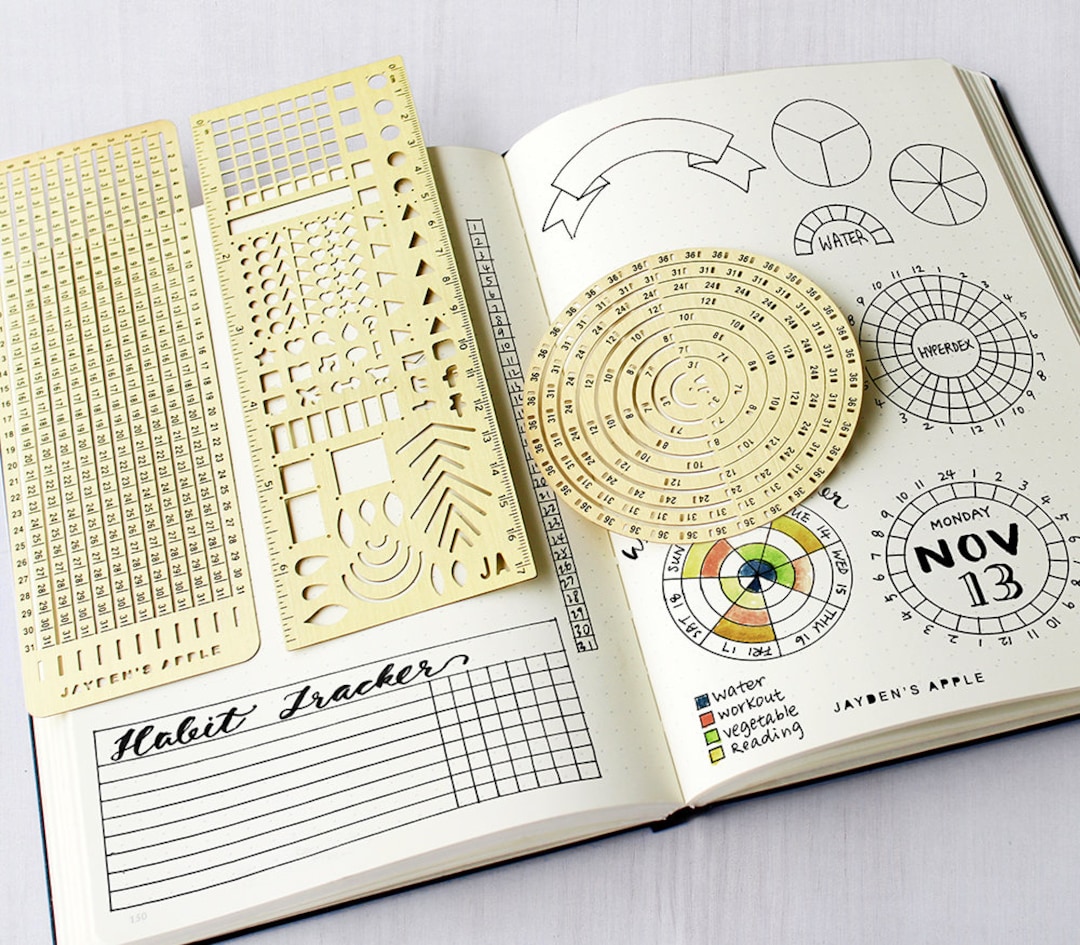Bullet Journal Stencils Printable Bullet Journal Stencils Printable