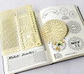 Bullet style Journal Stencil, Planner Stencil Essential Stencil Set, Circle Chart Grid Chart Stencils - fits A5 journal & TN Regular