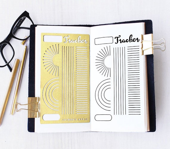 Trackers - Stencil Fan Book - 5 Sheets – The Happy Planner