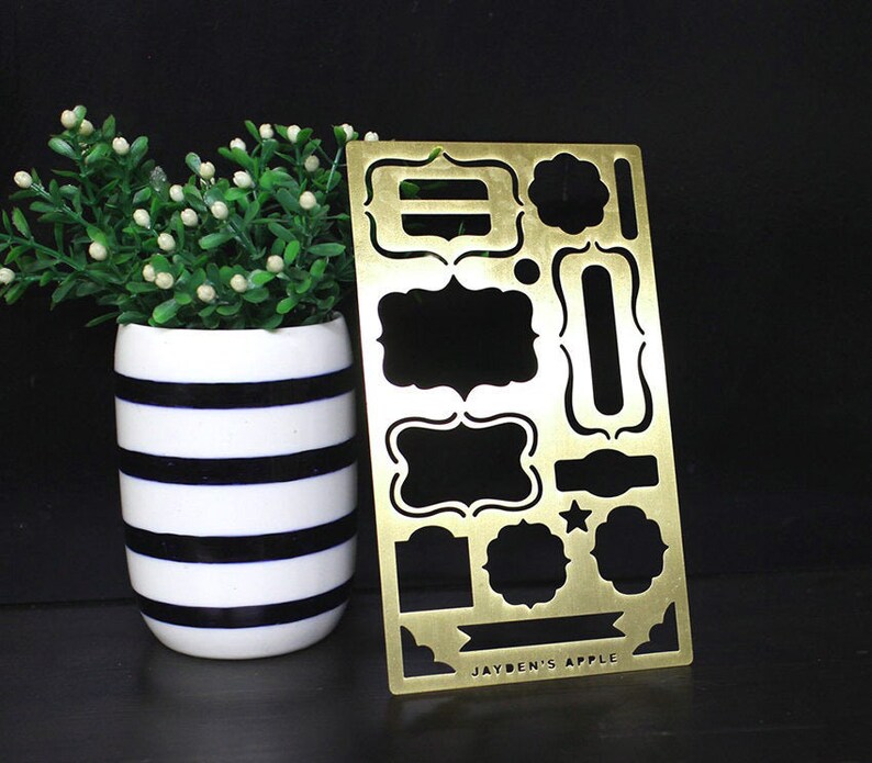 Planner Stencil Bullet Journal Stencil Basic Frames Stencil Etsy