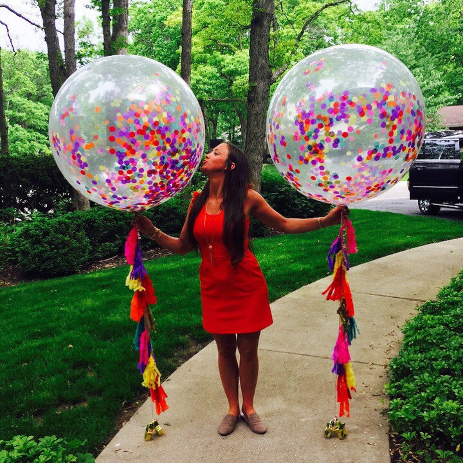 Jumbo Confetti Balloons Confetti Stuffed Balloons Jumbo Etsy