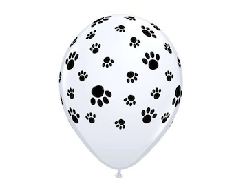 Ballon d’impression de patte - Décor de fête de chien de chiot - Ballon de chien - Décor de fête de chat - Ballons de chat - Décor de chiot Pawty - Décor de fête d’anniversaire de chien