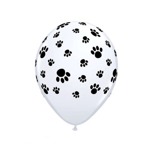 Paw Print Balloon Puppy Dog Party Decor Dog Balloon Etsy