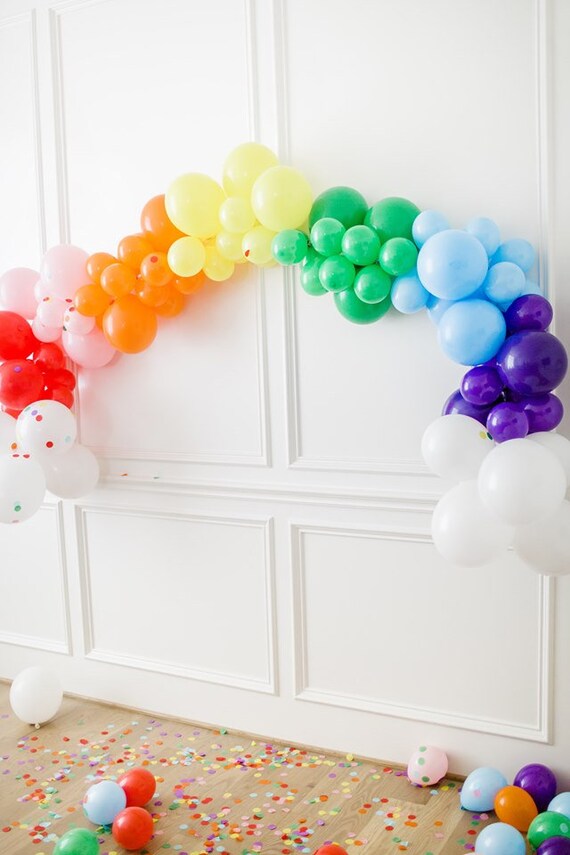 Pastel Balloon Garland Kit Rainbow PREMIUM Quality Matte DIY 