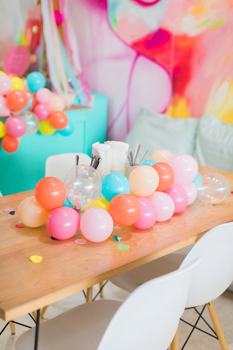 Valentine/'s Balloon Garland CHOOSE Your Colors DIY Balloon Garland Table Decor Wedding Table Decor Custom Mini Balloon Garland Kit