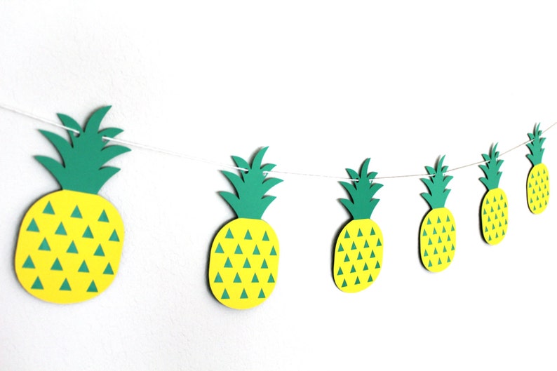 Pineapple Banner Party Decor Garland