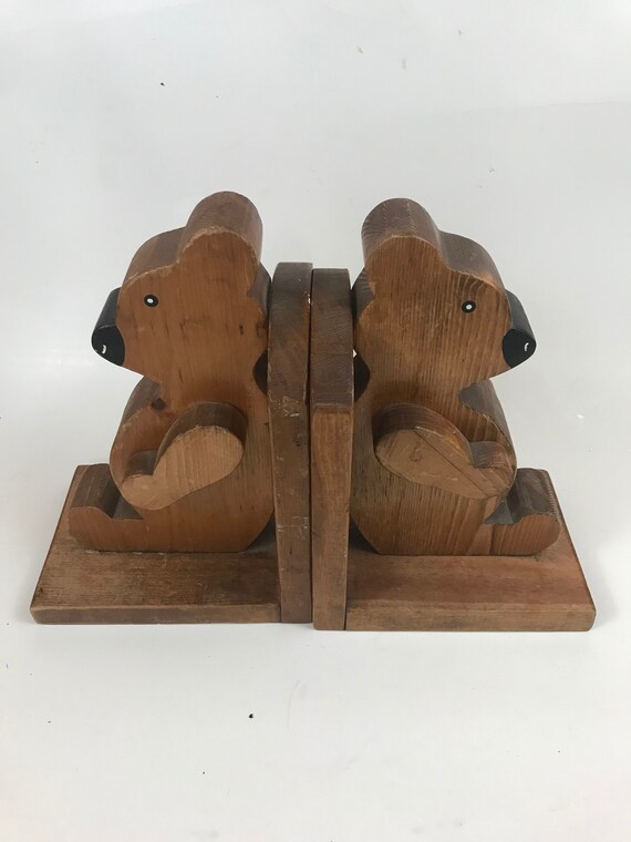 wooden teddy bears