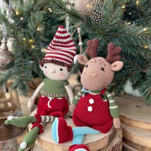Crochet Christmas Elves Pattern, Christmas Doll (PDF) image 3