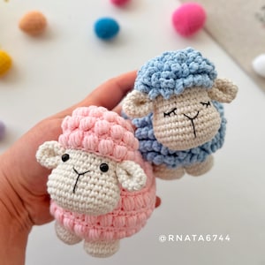 Szydełkowa owca, wzór amigurumi na owcę (PDF)