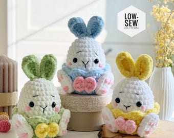 Osterhase, Osterdeko, gehäkeltes Muster (PDF)