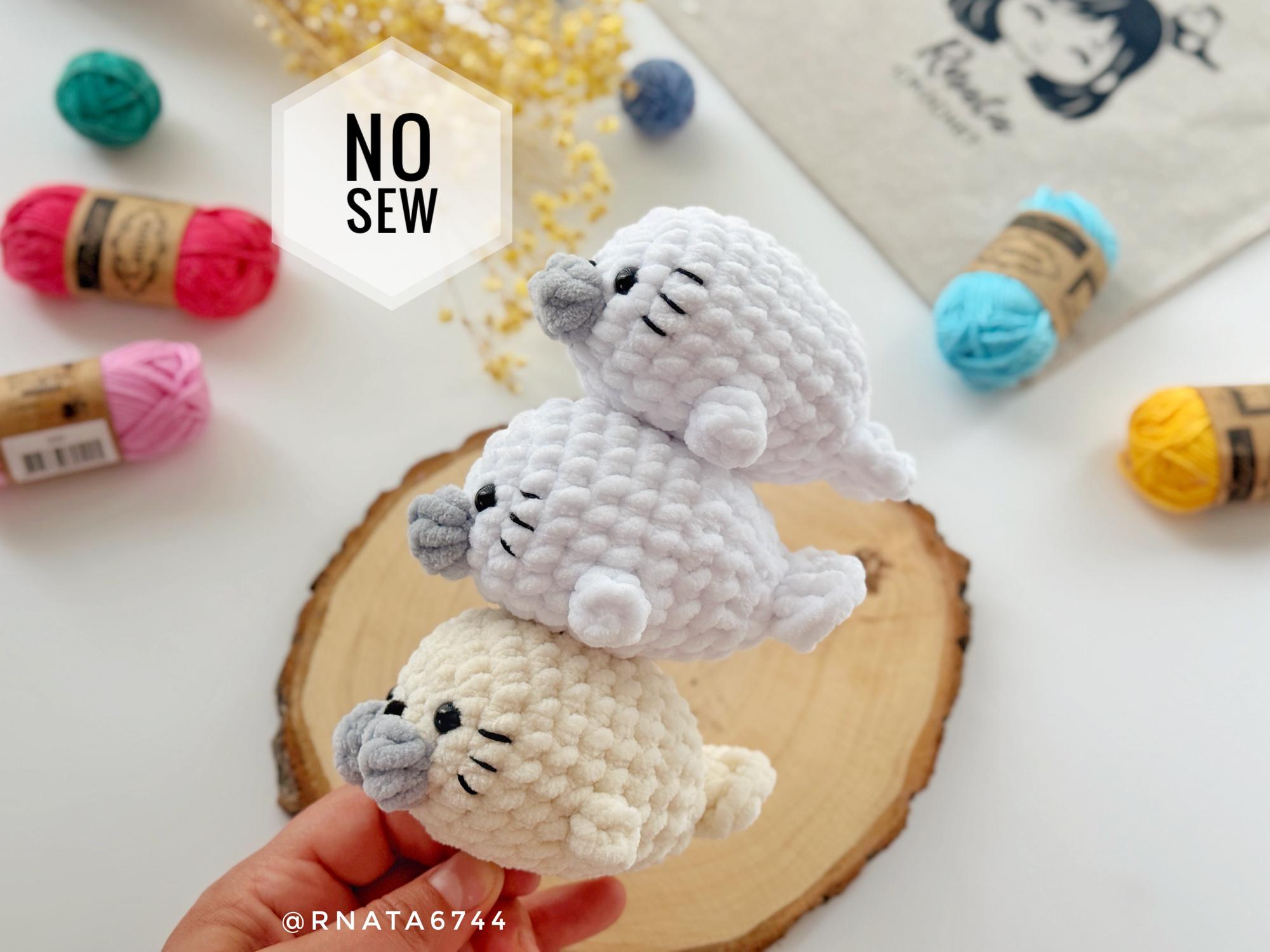 39 Seal Crochet Patterns for Ocean-Themed Amigurumi, Gifts, and Cozy Decor 5 Crochet Seal Mini Seal