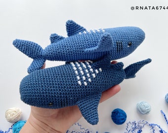 かぎ針編みの海の生き物パターン：あみぐるみオーシャントイ（PDF