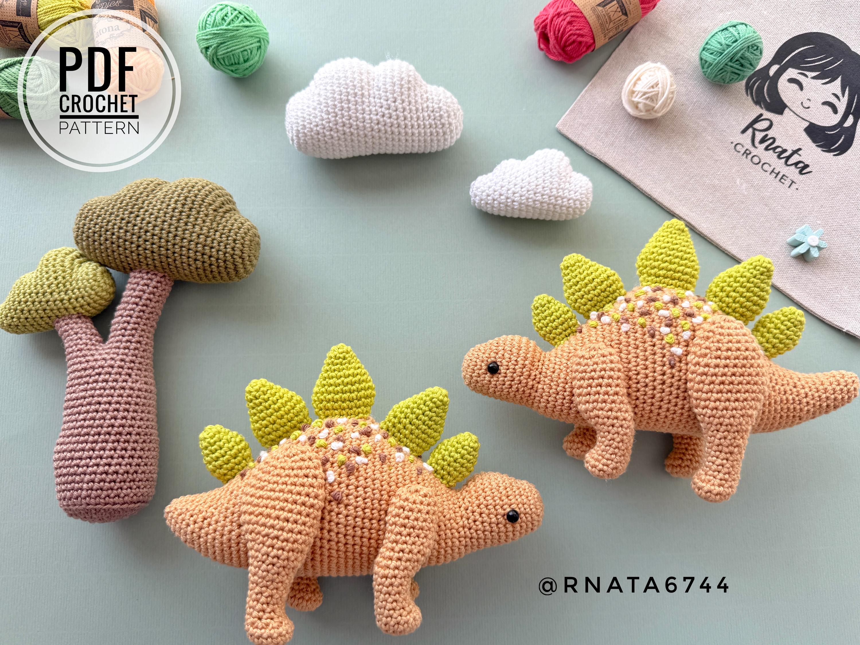 39 Stegosaurus Crochet Patterns: Unleash Your Creativity with Dinosaur Designs 35 Crochet Stegosaurus/Pattern