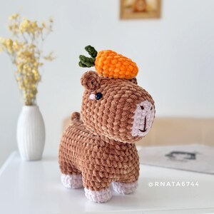 Crochet Capybara Pattern, Amigurumi Plush Toy (PDF) image 11