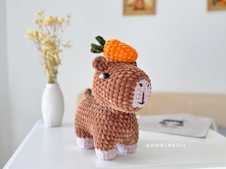 Crochet Capybara Pattern, Amigurumi Plush Toy (PDF) image 11