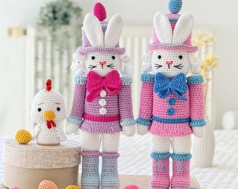 Hase mit Küken Häkelanleitung (PDF)