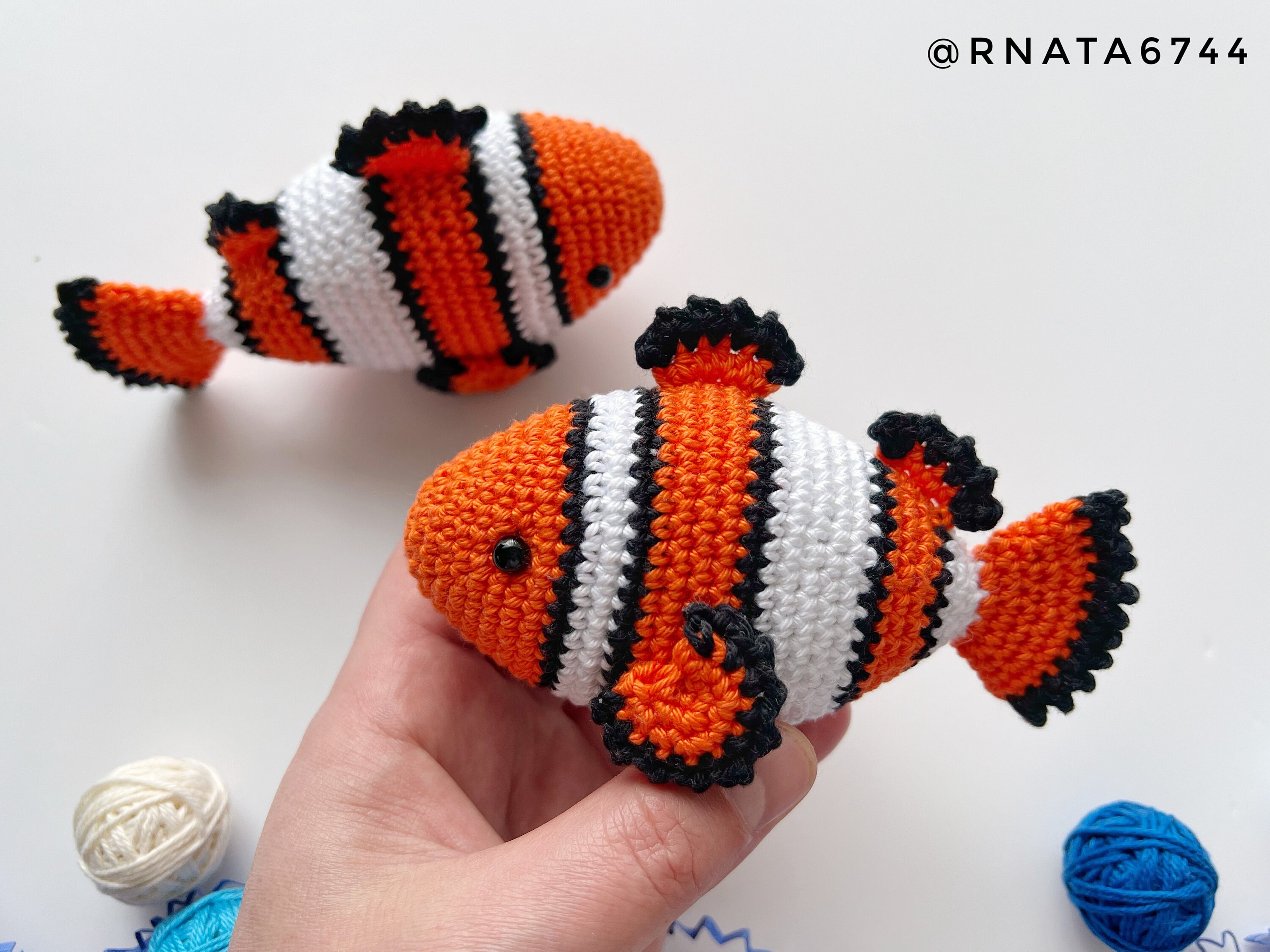 かぎ針編みの海の動物のパターン：あみぐるみの海のおもちゃ（PDF