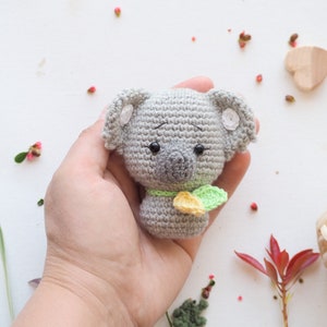 Crochet Mini Toys: elephant, tiger, panda, koala, lion and monkey /Pattern/PDF/English only/ Amigurumi, Baby Mobile Toy, Safari toys image 6