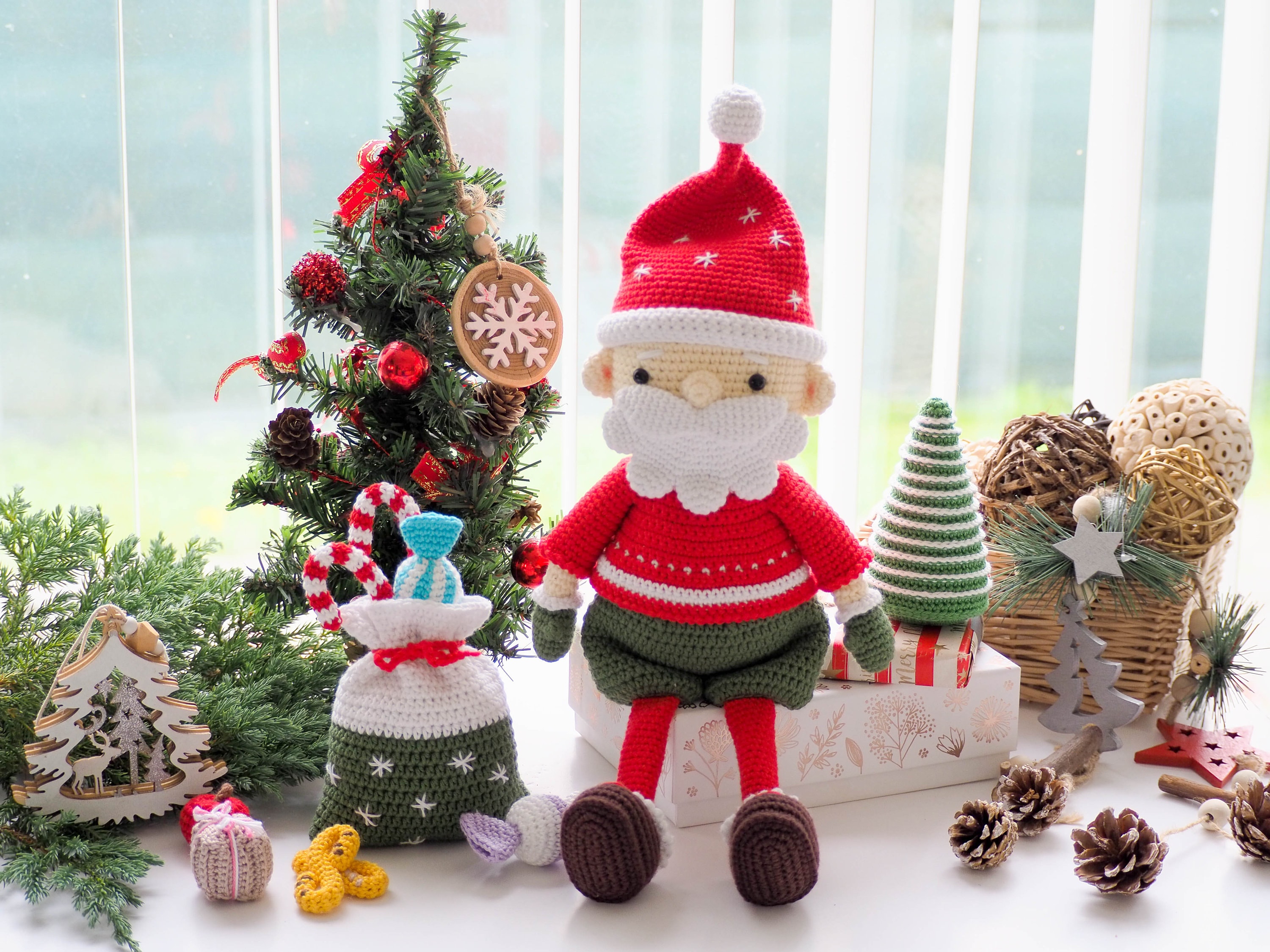 Crochet Santa Claus Pattern: Christmas Toy (PDF) - Etsy