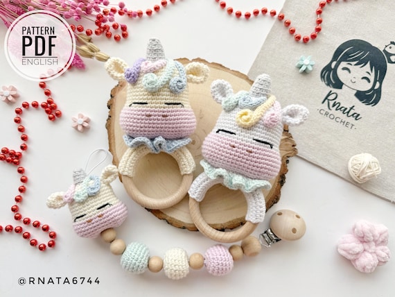 Unicorn Rattle Teether Unicorn Rattle Teether