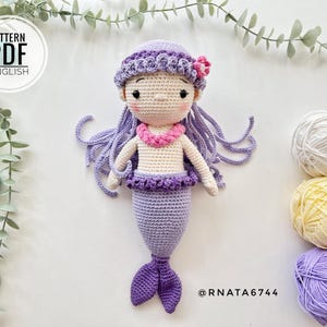 Crochet Mermaid /Pattern, PDF, English only/ Mermaid Doll
