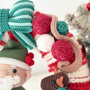 Crochet Christmas Wreath Pattern – Amigurumi Advent Decor (PDF) image 19