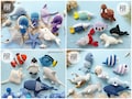 Crochet Sea Animals Pattern: Amigurumi Toy, Bundle (PDF)