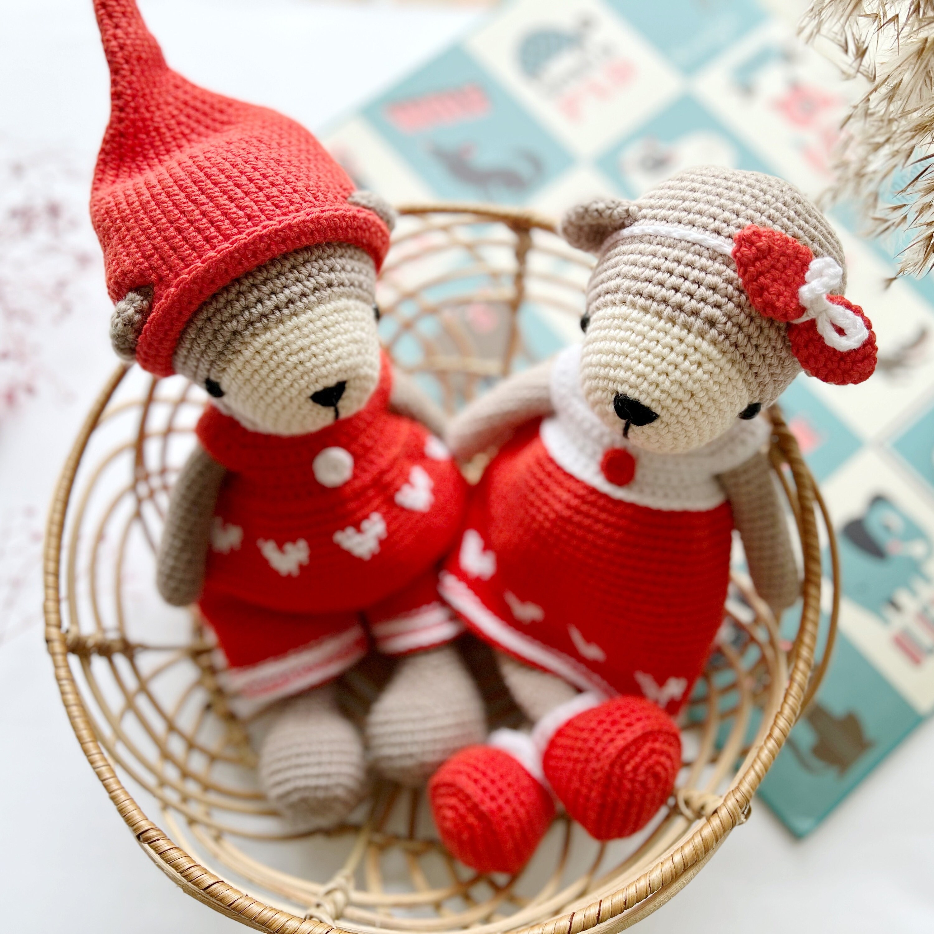 夏祭りくまちゃんカップル♡ あみぐるみ 6b13b68e180645b450aceaa6b63561