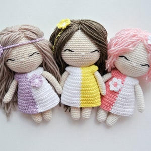 Crochet Doll, Pattern, PDF, English, Amigurumi