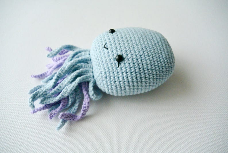 Crochet Octopus /Pattern/PDF/English only/ Amigurumi, Baby toy, Newborn toy, Baby shower, Octopus toy, Sea Animal, Plush Toy, Newborn Toy image 6