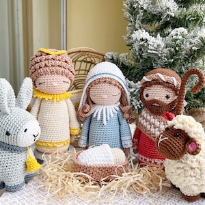Crochet Nativity Scene Pattern Christmas Ornament (PDF) - Etsy