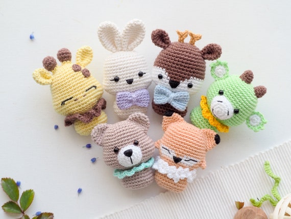 Bunny Crochet Kit,Crochet Bunny DIY Kit,Crochet Gift for Crocheter,Sweet design amigurumi,amigurumi set,Stuffed animals,Crochet Instructions