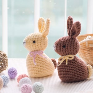 Crochet Easter Decoration: bunnies, sheep's, chick and eggs, Pattern, PDF, English, Easter toys, Amigurumi, Handmade, Easter ornaments image 2