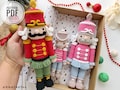 Crochet Christmas Nutcracker/Pattern, PDF, English only/Christmas Gift, Christmas Toy, Nutcracker, Christmas Ornaments, Nutcracker