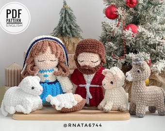 Weihnachtskrippenfiguren Häkelanleitung (PDF)