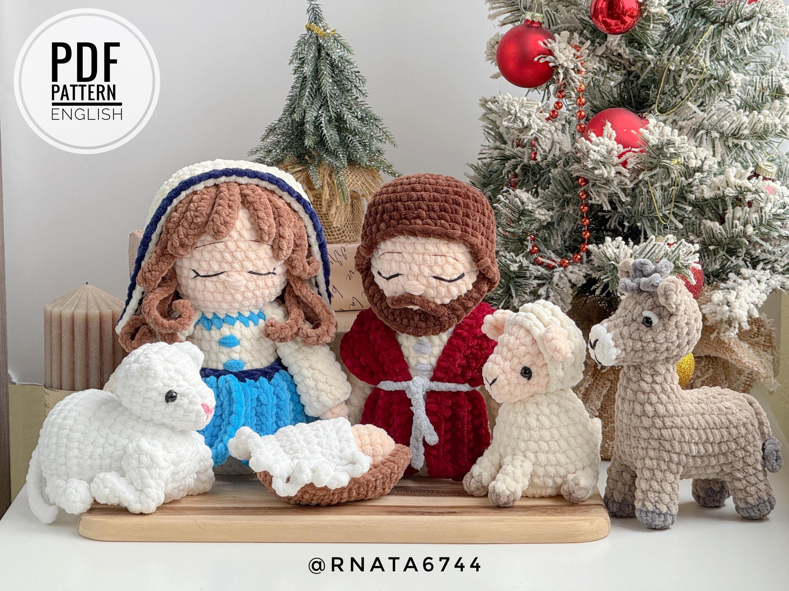 24 Fascinating Crochet Art Dolls and Figures 16 Crochet Christmas Nativity Figures