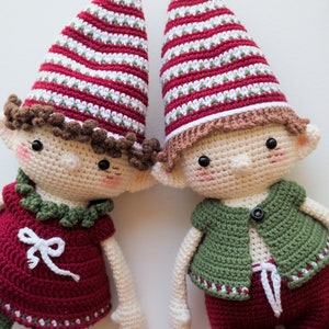 Crochet Christmas Elves Pattern, Christmas Doll (PDF) image 8