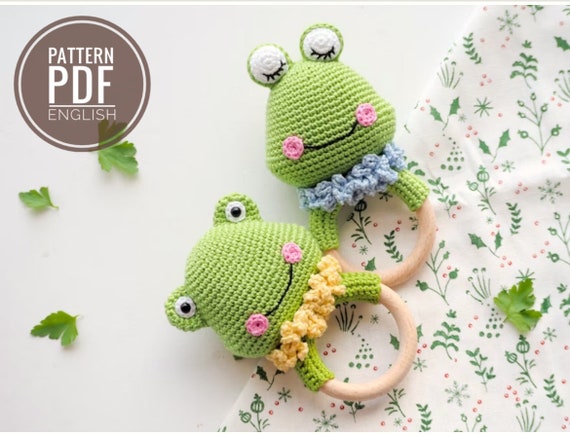 Frog Rattle Teether Frog Rattle Teether