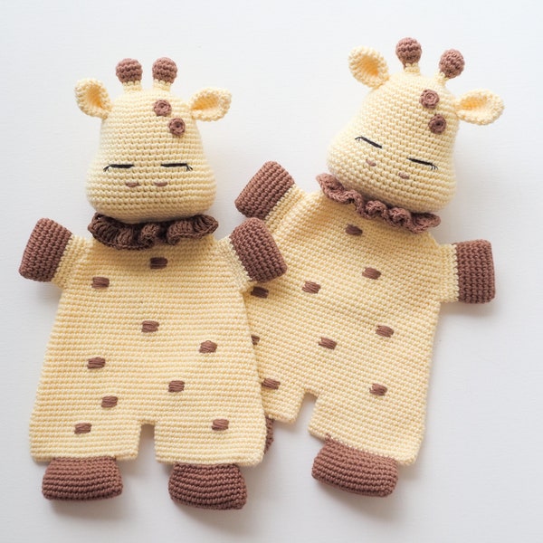 Crochet Giraffe Lovey, Amigurumi, Baby Shower, baby toy, Giraffe toy, Pattern, PDF, English