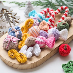 Crochet Christmas Reindeers with Sleigh /Pattern/PDF/English only/ Christmas ornaments, Christmas Tree Decoration, Christmas toys, Amigurumi image 8