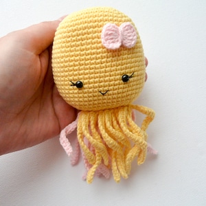 Crochet Octopus /Pattern/PDF/English only/ Amigurumi, Baby toy, Newborn toy, Baby shower, Octopus toy, Sea Animal, Plush Toy, Newborn Toy image 7