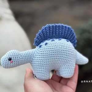 Crochet Baby Dinosaurus: T-Rex, Triceratops, Brontosaurus, Stegosaurus Pattern (PDF) image 12