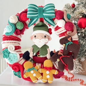 Crochet Christmas Wreath Pattern – Amigurumi Advent Decor (PDF) image 5