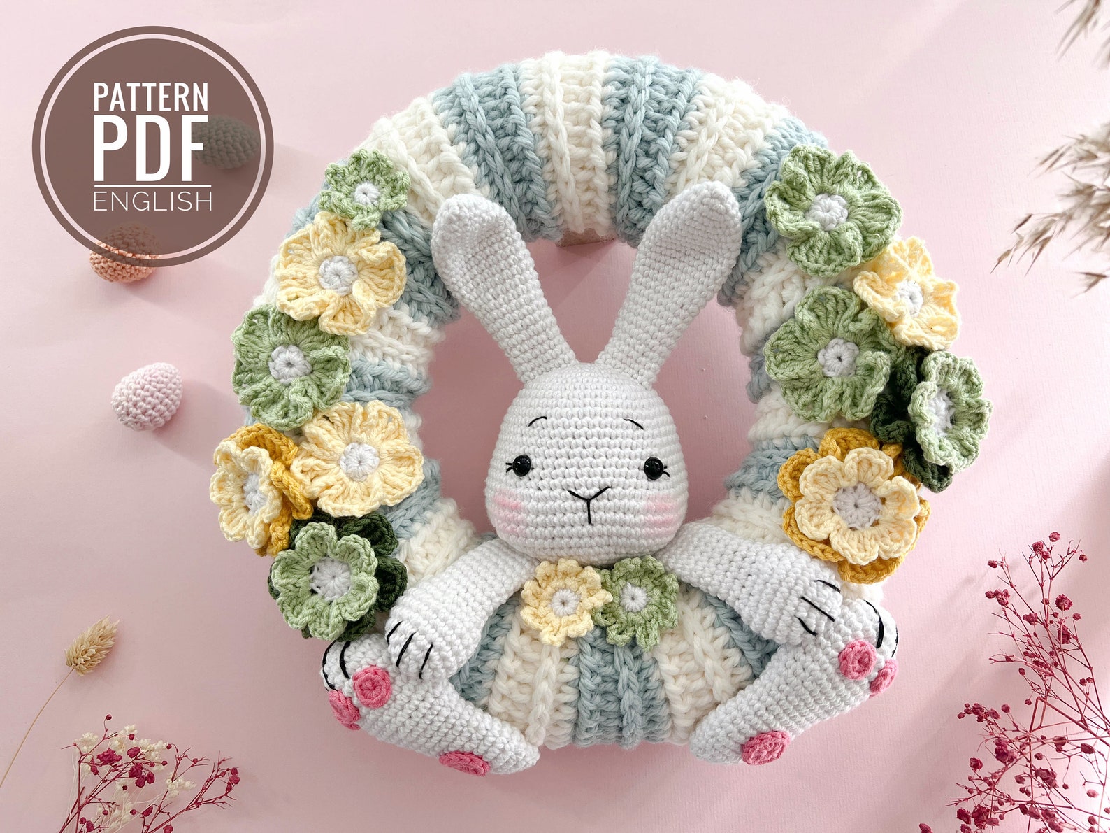12 Crochet Easter Wreath Patterns Hookfully