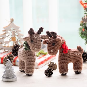 Crochet Christmas decoration: Rocking Horse, Reindeer, Penguin and Angel/Pattern/PDF/ English only/ Christmas ornaments, Christmas Amigurumi image 8