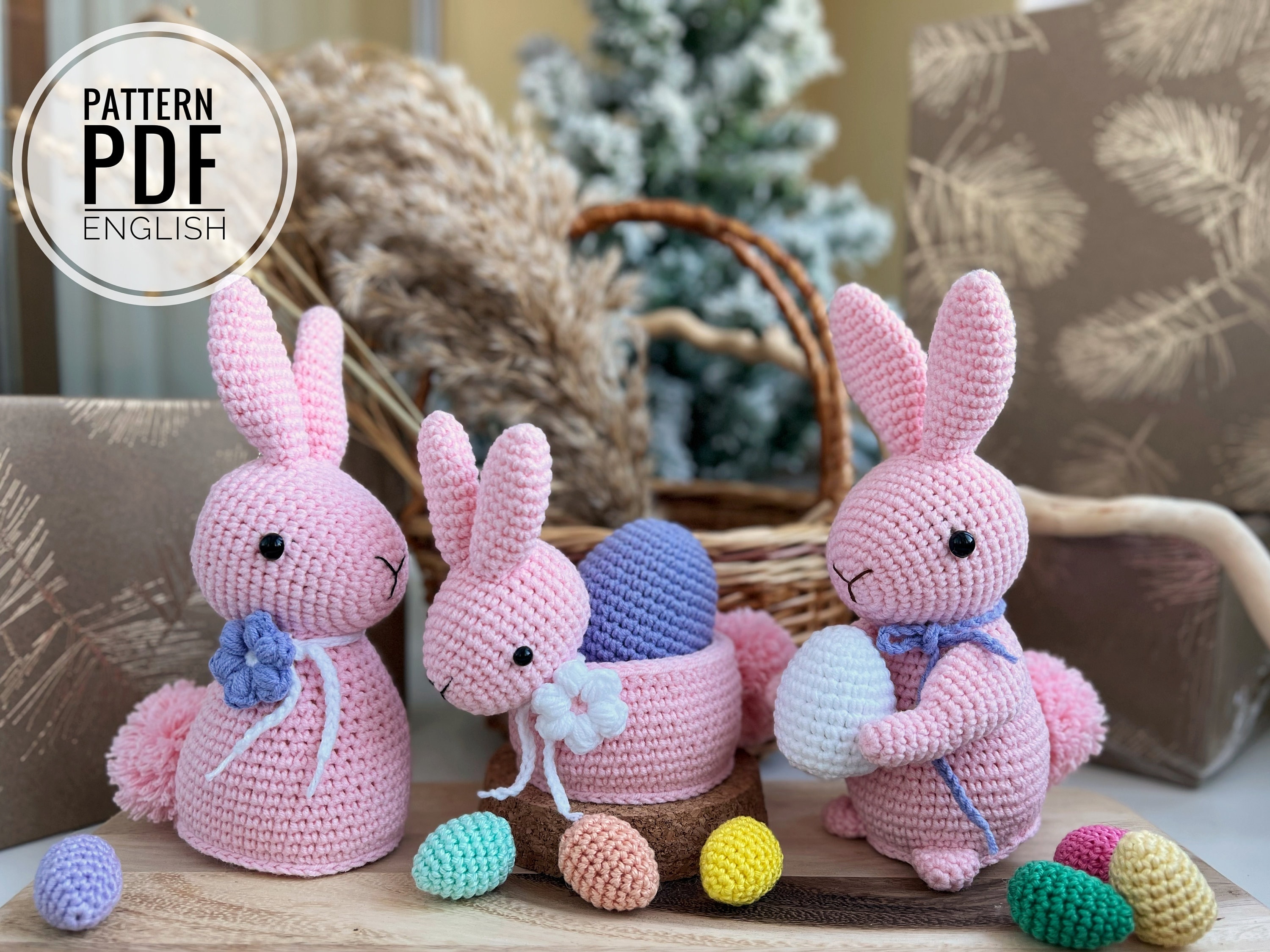 Crochet Easter Bunny Pattern: Amigurumi Toy (PDF Pattern) - Etsy