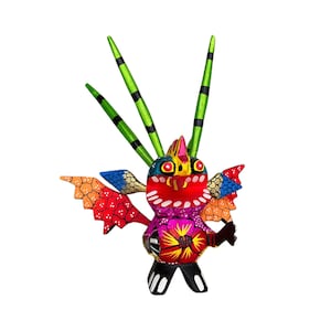Alebrije, Oaxacan spirit animal, Mexican folk art sculpture