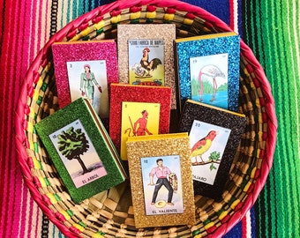 Mexican loteria wedding favors, Loteria match box, Mexican party favors, Fiesta favors, Mexican wedding favors, SET OF 10