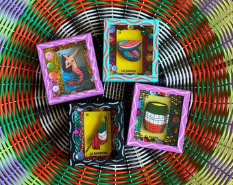 Loteria magnet, Mexican magnets, Mexican kitchen decor